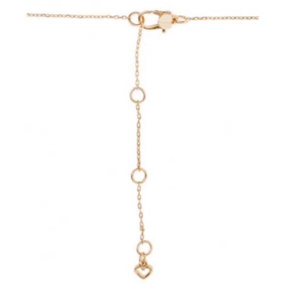 KATE SPADE • My Love April Heart Pendant Gold Necklace - Picture 5 of 6